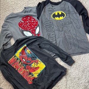 Lot of 3 Boys xl character tees